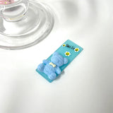50pcs Cartoon Bears Acrylic Beads DIY Jewelry Earring Pendant Accessory