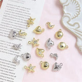 50pcs Cartoon Alloy Locket Charms for DIY Jewelry Earring/Necklace