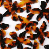 50pcs Leopard Print Acrylic Beads DIY Jewelry Earring Pendant Accessory
