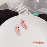 50pcs/lot Cartoon Fish Alloy Floating Locket Charms DIY Jewelry Accessory