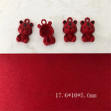50pcs Tiger Shape Floating Locket Charms DIY Jewelry Accessory