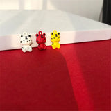 50pcs Tiger Shape Floating Locket Charms DIY Jewelry Accessory