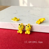 50pcs Tiger Shape Floating Locket Charms DIY Jewelry Accessory