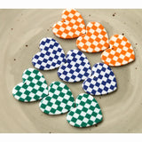 50pcs/lot Lattice Pattern Acrylic Beads for DIY Jewelry