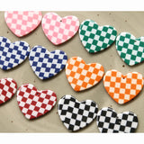 50pcs/lot Lattice Pattern Acrylic Beads for DIY Jewelry