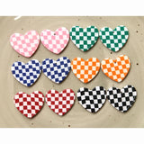 50pcs/lot Lattice Pattern Acrylic Beads for DIY Jewelry