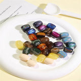 50pcs Resin Barrel Shape Beads DIY Jewelry Earring Accessory