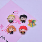50pcs Cartoon Girls/Boys Shape Acrylic Beads DIY Jewelry Earring/Garment Pendant