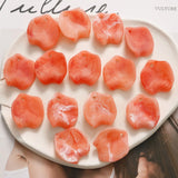 50pcs Cartoon Resin Leaf Beads DIY Jewelry Earring Accessory