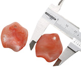 50pcs Cartoon Resin Leaf Beads DIY Jewelry Earring Accessory