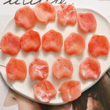 50pcs Cartoon Resin Leaf Beads DIY Jewelry Earring Accessory