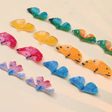 50pcs/lot Cartoon Leaves Acrylic Beads DIY Jewelry, Earring & Garment Pendant