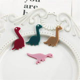 50pcs Animal Dinosaur Dragon Acrylic Beads for DIY Jewelry Earring Pendant