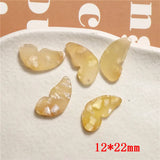 50pcs Cartoon Animal Butterfly Wings Acrylic Beads DIY Jewelry Accessory