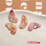 50pcs Cartoon Animal Butterfly Wings Acrylic Beads DIY Jewelry Accessory