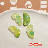 50pcs Cartoon Animal Butterfly Wings Acrylic Beads DIY Jewelry Accessory
