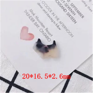 50pcs Cartoon Dogs/Pet Shape Acrylic Beads DIY Jewelry Earring Accessory