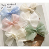 50pcs Cartoon Bow Gauze Bowknot Flowers DIY Jewelry Garment/Hair Accessory