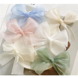 50pcs Cartoon Bow Gauze Bowknot Flowers DIY Jewelry Garment/Hair Accessory