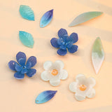 50pcs/lot Acrylic Beads DIY Jewelry Earring Garment Hair Accessory