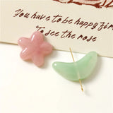 50pcs Cartoon Flowers/Leaves Resin Beads DIY Jewelry Earring/Hair Accessory