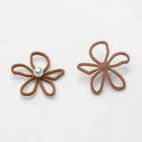 50pcs Cartoon Flowers Floating Locket Charms DIY Jewelry Accessory