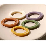 50pcs Resin Beads Irregular Shape DIY Jewelry Earring Accessory