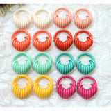 50pcs Resin Beads for DIY Jewelry Earrings Rings Garment Accessory
