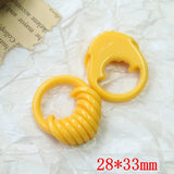 50pcs Resin Beads for DIY Jewelry Earrings Rings Garment Accessory