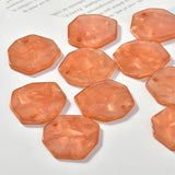 50pcs Geometry Acrylic Beads DIY Earring/Garment Accessory
