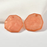 50pcs Geometry Acrylic Beads DIY Earring/Garment Accessory
