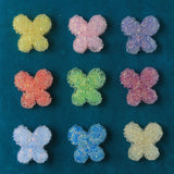 50pcs Butterfly Resin Flatback Beads DIY Jewelry Hair Accessory