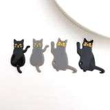 50pcs Cartoon Cat Shape Acrylic Beads DIY Jewelry Earring/Garment/Hair Pendants
