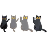 50pcs Cartoon Cat Shape Acrylic Beads DIY Jewelry Earring/Garment/Hair Pendants
