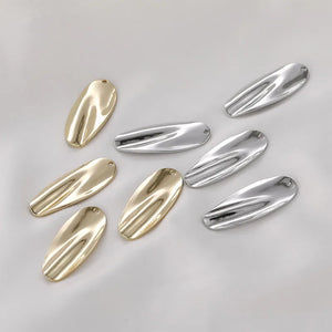 50pcs Copper Floating Locket Charms DIY Earring Accessory