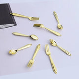 50pcs/lot Cartoon Spoon Fork Floating Locket Charms DIY Jewelry Accessory