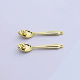 50pcs/lot Cartoon Spoon Fork Floating Locket Charms DIY Jewelry Accessory