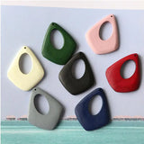 60pcs Water Drop Wood Beads DIY Earring/Garment Accessory