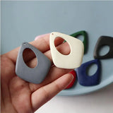 60pcs Water Drop Wood Beads DIY Earring/Garment Accessory