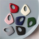 60pcs Water Drop Wood Beads DIY Earring/Garment Accessory