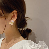 Colorful Resin Earrings with 925 Silver Needle