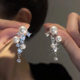 925 Silver Tassel Earrings Fairy Wedding Engagement Party