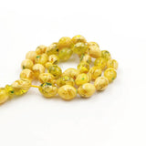 Yellow Resin Islamic Rosary Arabic Bracelet Muslim Misbaha Saudi