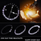 24-hour Natural Stone Time Bracelet for Office Workers