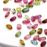 Oval 3x4mm Rubellite Red Tourmaline Loose Gemstone Jewelry