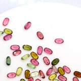 Oval 3x4mm Rubellite Red Tourmaline Loose Gemstone Jewelry
