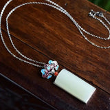 Southern Red Tourmaline Jade Necklace Pendant