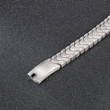 Personalized Titanium Steel Sand Surface Men's Bracelet