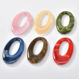 Resin Oval Floating Lock Charms DIY Jewelry Earrings/Necklace/Key Accessory