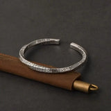 Silver Retro Hieroglyph Totem Bracelet Jewelry
